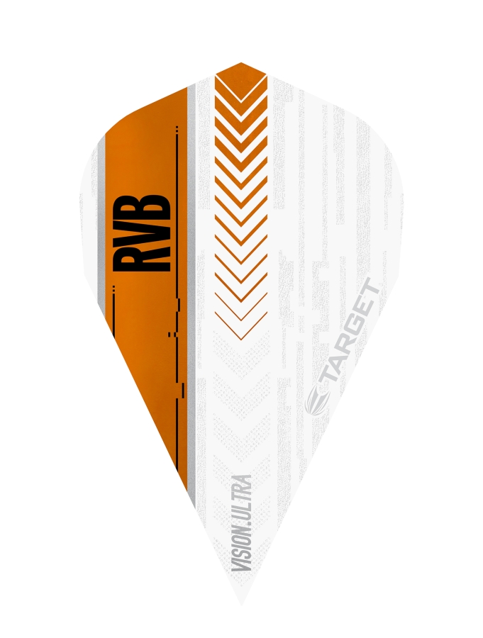 RVB Vision Ultra Flights White/Orange - Vapor