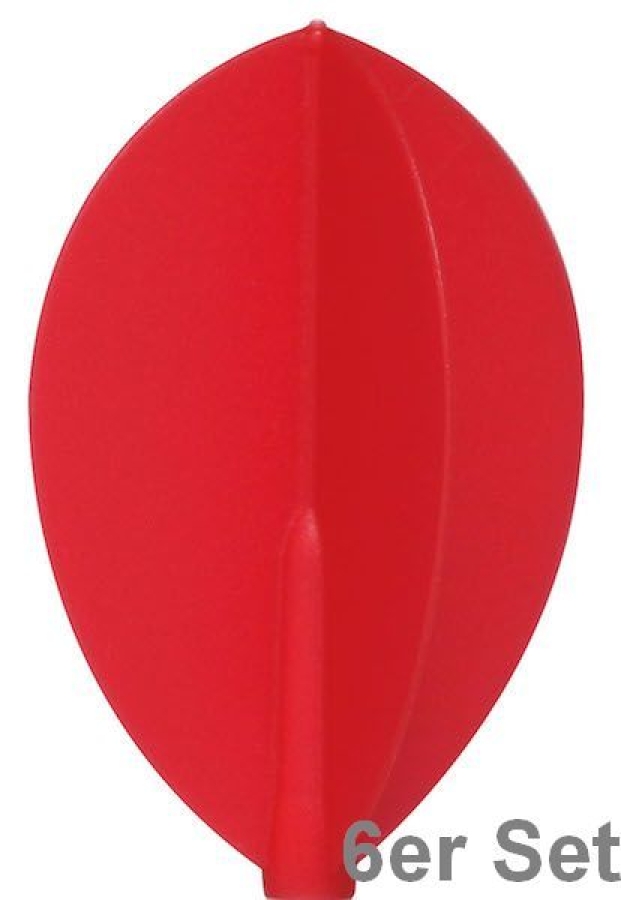 Cosmo Fit Flights Teardrop Red 6er Set