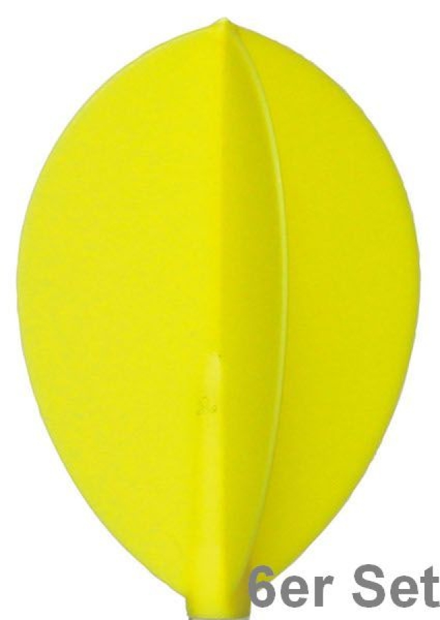 Cosmo Fit Flights Teardrop Yellow 6er Set